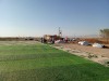 نصب چمن مصنوعی زمین فوتبال صدرآباد زرندیه